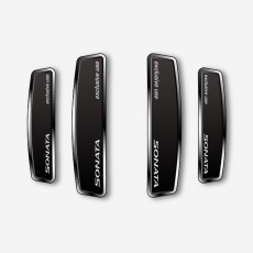 블랙 쉴드 엠블럼 도어가드 쏘나타