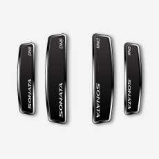 블랙 쉴드 엠블럼 도어가드 쏘나타DN8