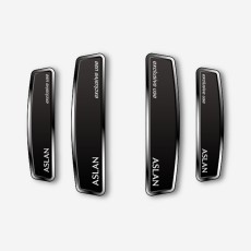 블랙 쉴드 엠블럼 도어가드 아슬란