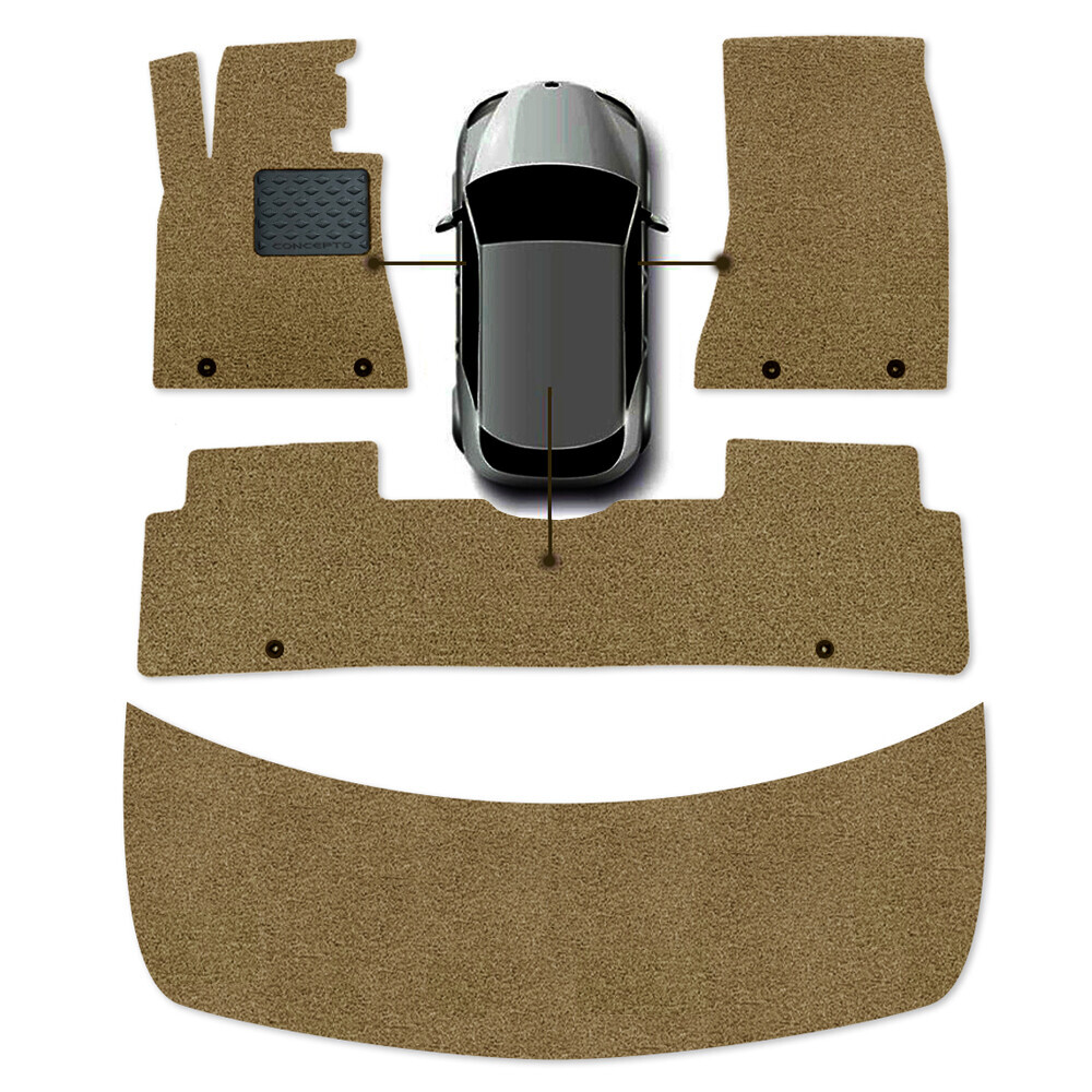 컨셉토디자인 확장형 코일매트 1열2열 트렁크 풀세트