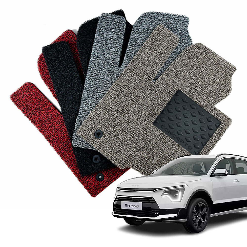 컨셉토디자인 확장형 코일매트 디올뉴 니로 하이브리드 1열2열 세트