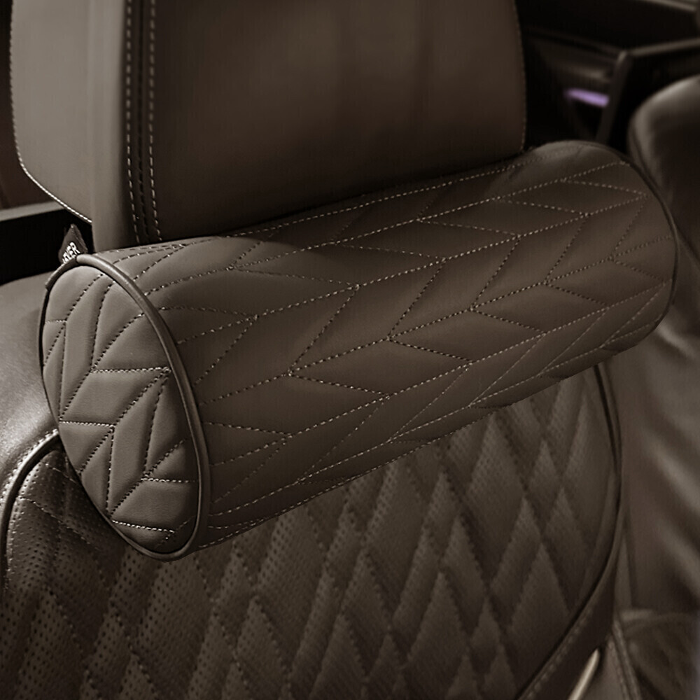 레버 차량용 메모리폼 헤드레스트 목쿠션 1P