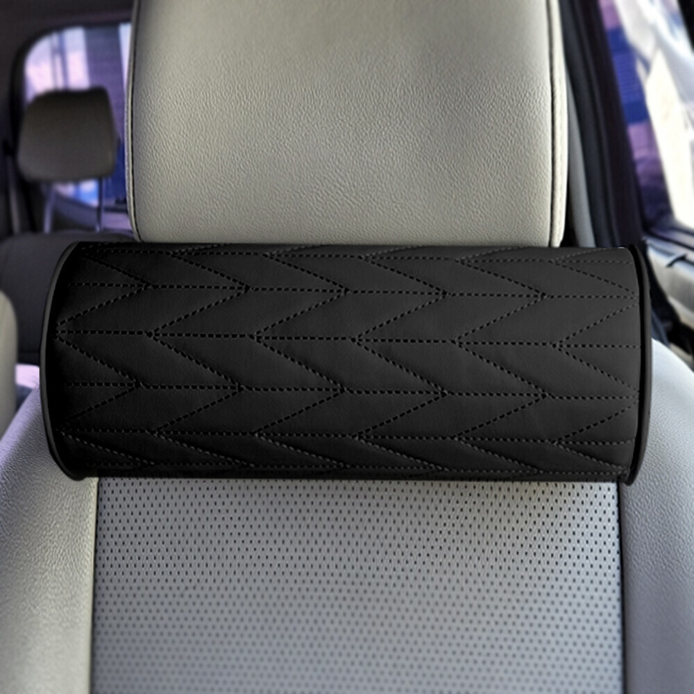 레버 차량용 메모리폼 헤드레스트 목쿠션 2P세트