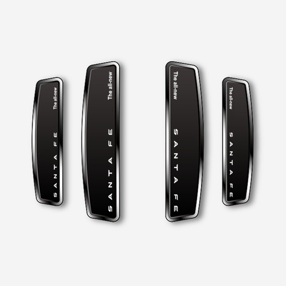 블랙 쉴드 엠블럼 도어가드 싼타페MX5