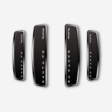 블랙 쉴드 엠블럼 도어가드 싼타페MX5