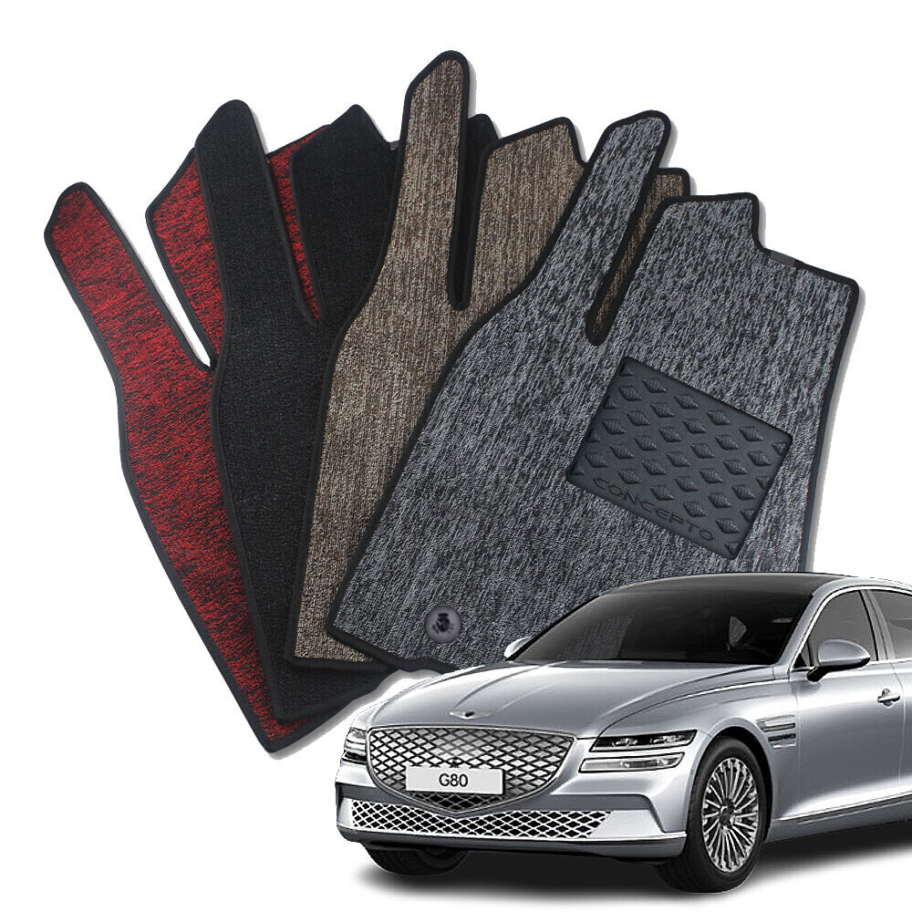 컨셉토 프리미엄 뉴코일 트랩매트 제네시스 G80 일렉트리파이드 RG3 전기차 1열2열 세트