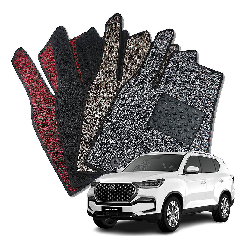 컨셉토 프리미엄 뉴코일 트랩매트 올뉴 렉스턴 1열2열 세트