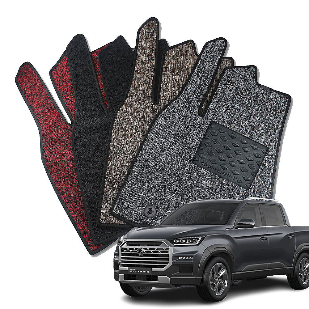 컨셉토 프리미엄 뉴코일 트랩매트 렉스턴 스포츠 1열2열 세트