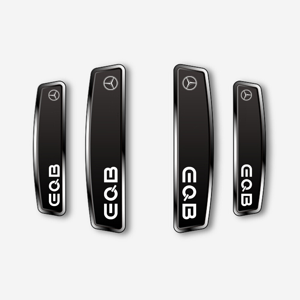 블랙 쉴드 엠블럼 도어가드 벤츠 전기차 EQB