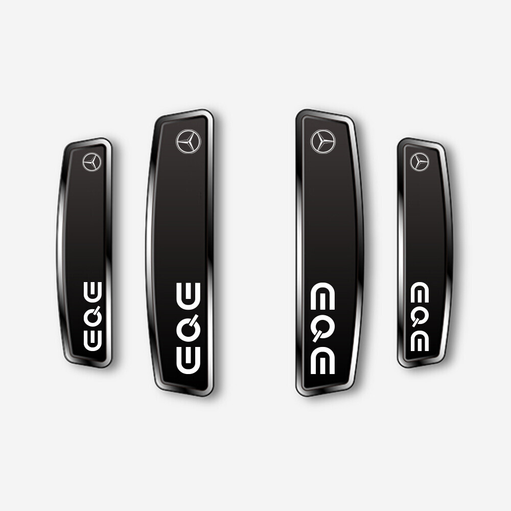 블랙 쉴드 엠블럼 도어가드 벤츠 전기차 EQE