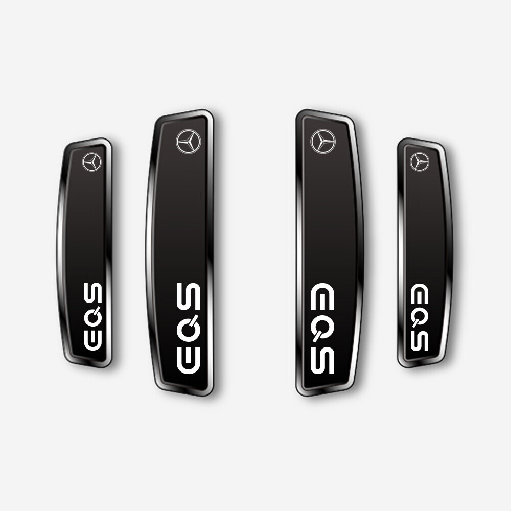 블랙 쉴드 엠블럼 도어가드 벤츠 전기차 EQS