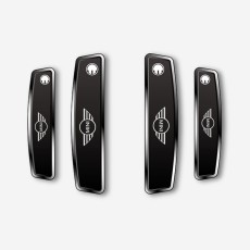 블랙 쉴드 엠블럼 도어가드 BMW MINI 미니 전기차