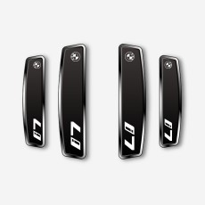 블랙 쉴드 엠블럼 도어가드 BMW i7