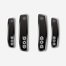 블랙 쉴드 엠블럼 도어가드 벤츠 전기차 EQE