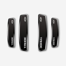 블랙 쉴드 엠블럼 도어가드 타호