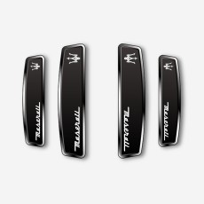 블랙 쉴드 엠블럼 도어가드 마세라티