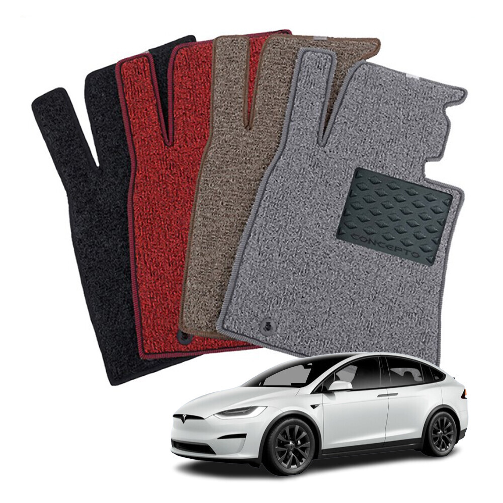 컨셉토디자인 엣지확장형 코일매트 테슬라 운전석1p