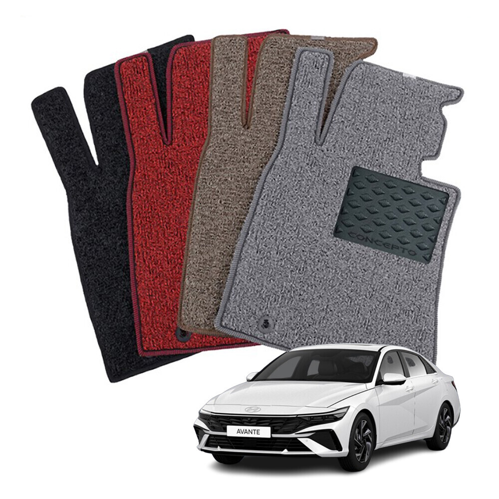 컨셉토디자인 엣지확장형 코일매트 올뉴 아반떼 CN7 운전석1p