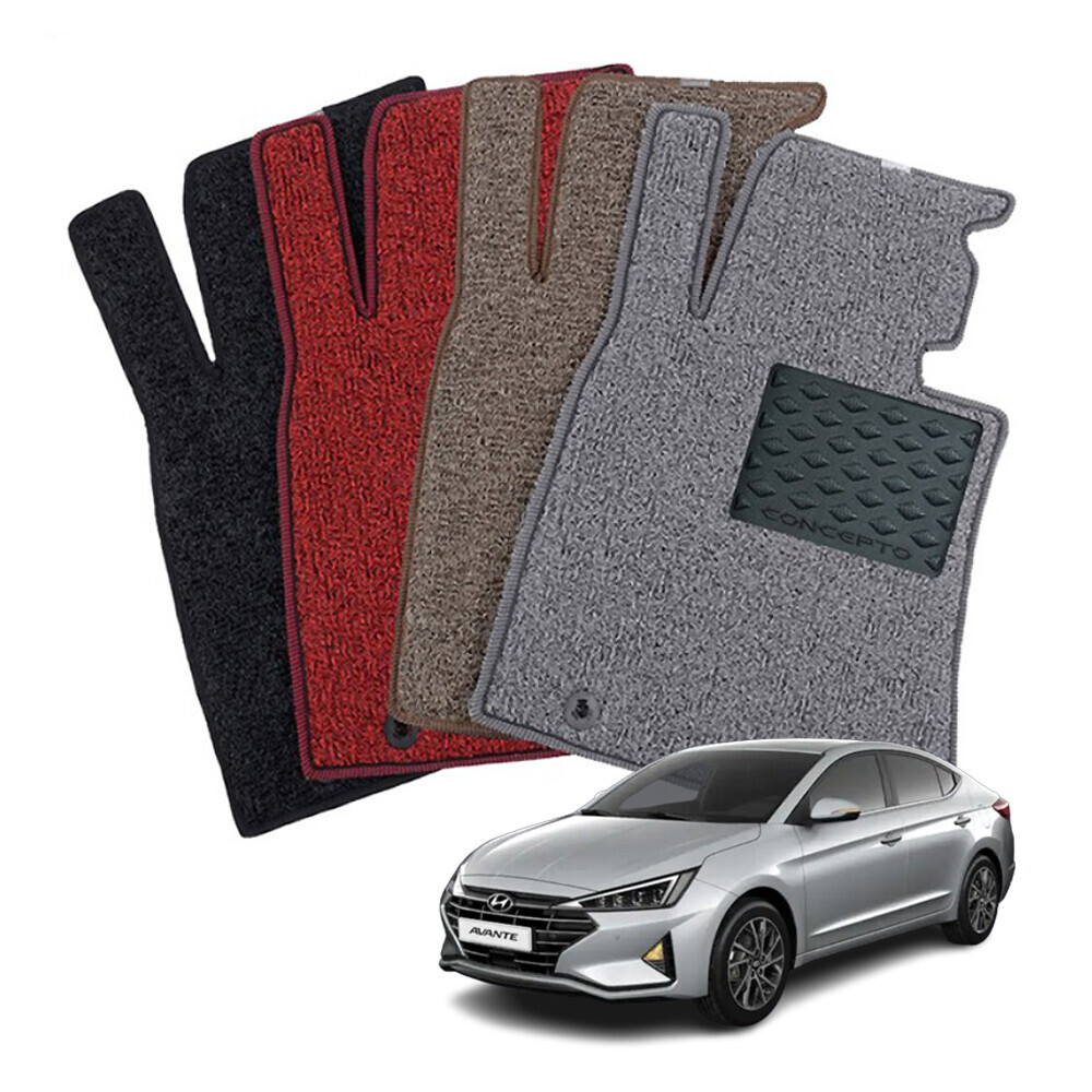 컨셉토디자인 엣지확장형 코일매트 아반떼 AD 스포츠 공용 운전석1p