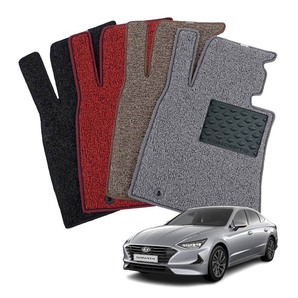 컨셉토디자인 엣지확장형 코일매트 소나타DN8 디엣지 운전석1p