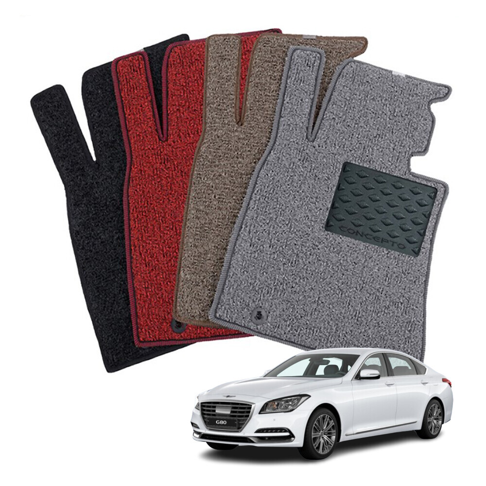 컨셉토디자인 엣지확장형 코일매트 제네시스 G80 (~2020) 운전석1p