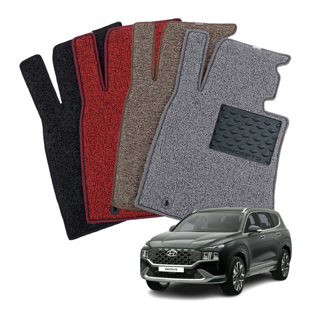 컨셉토디자인 엣지확장형 코일매트 더뉴 싼타페 운전석1p (2020.8~2023.3)