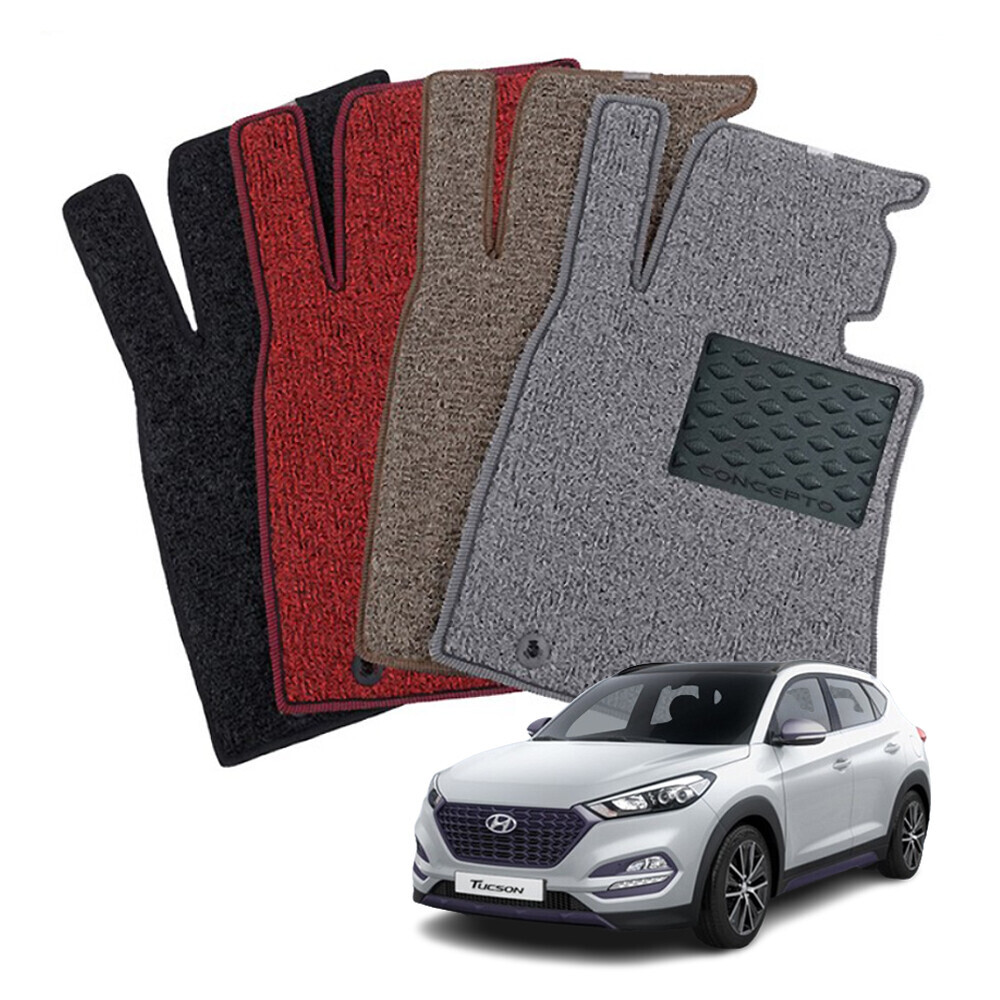 컨셉토디자인 엣지확장형 코일매트 올뉴 투싼 운전석1p