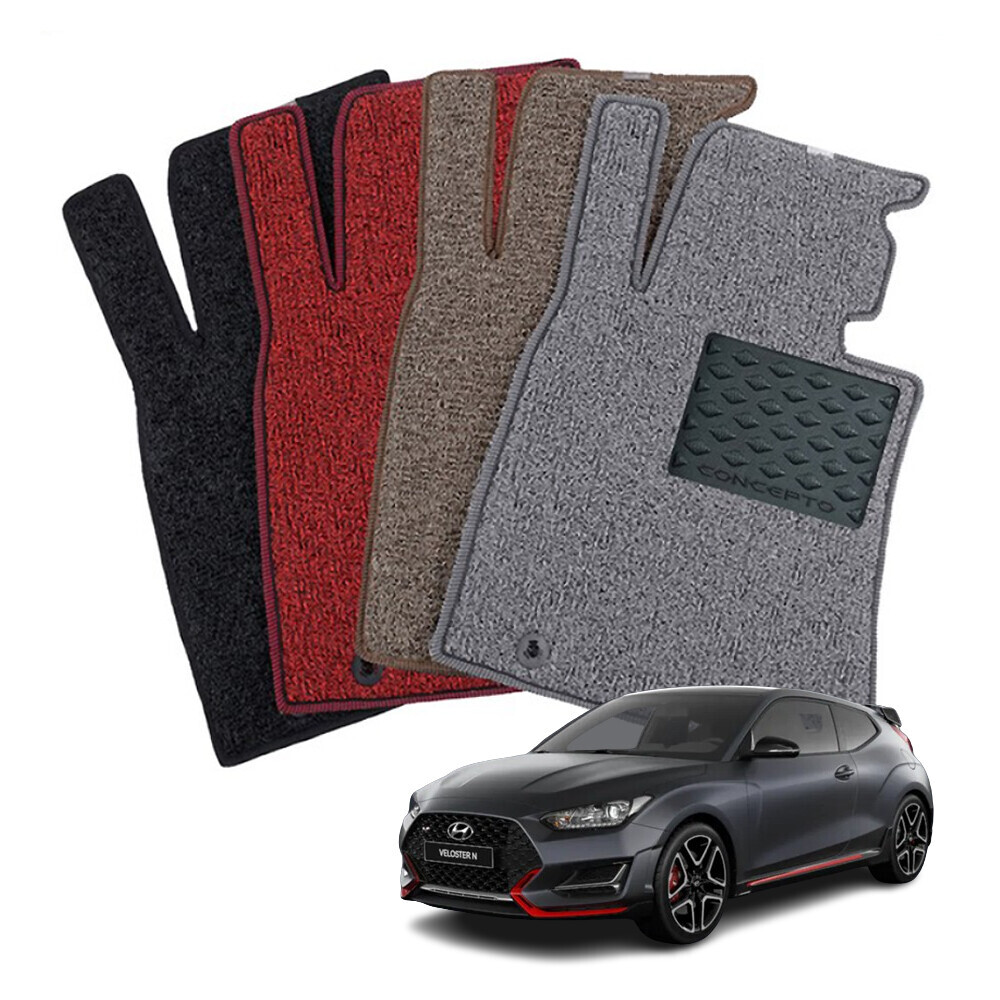 컨셉토디자인 엣지확장형 코일매트 벨로스터 운전석1p