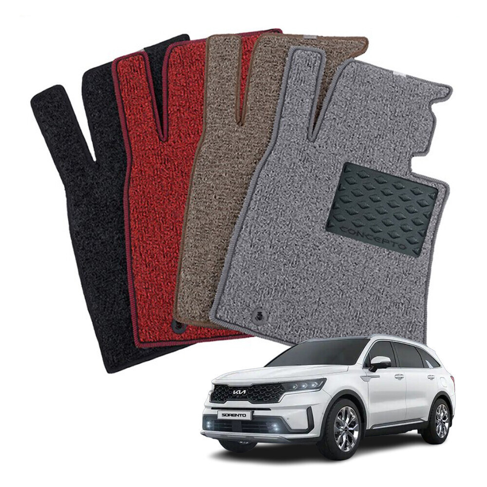 컨셉토디자인 엣지확장형 코일매트 쏘렌토MQ4 운전석1p