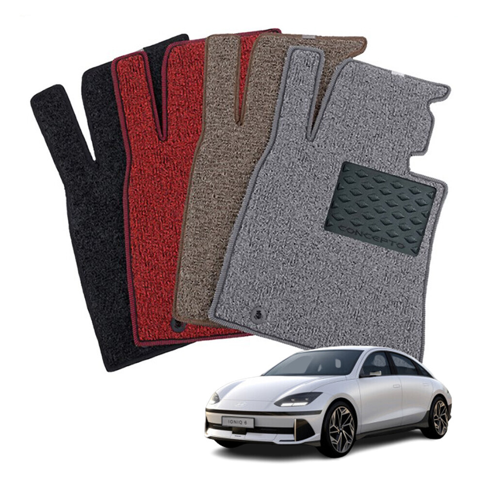 컨셉토디자인 엣지확장형 코일매트 아이오닉6 운전석1p