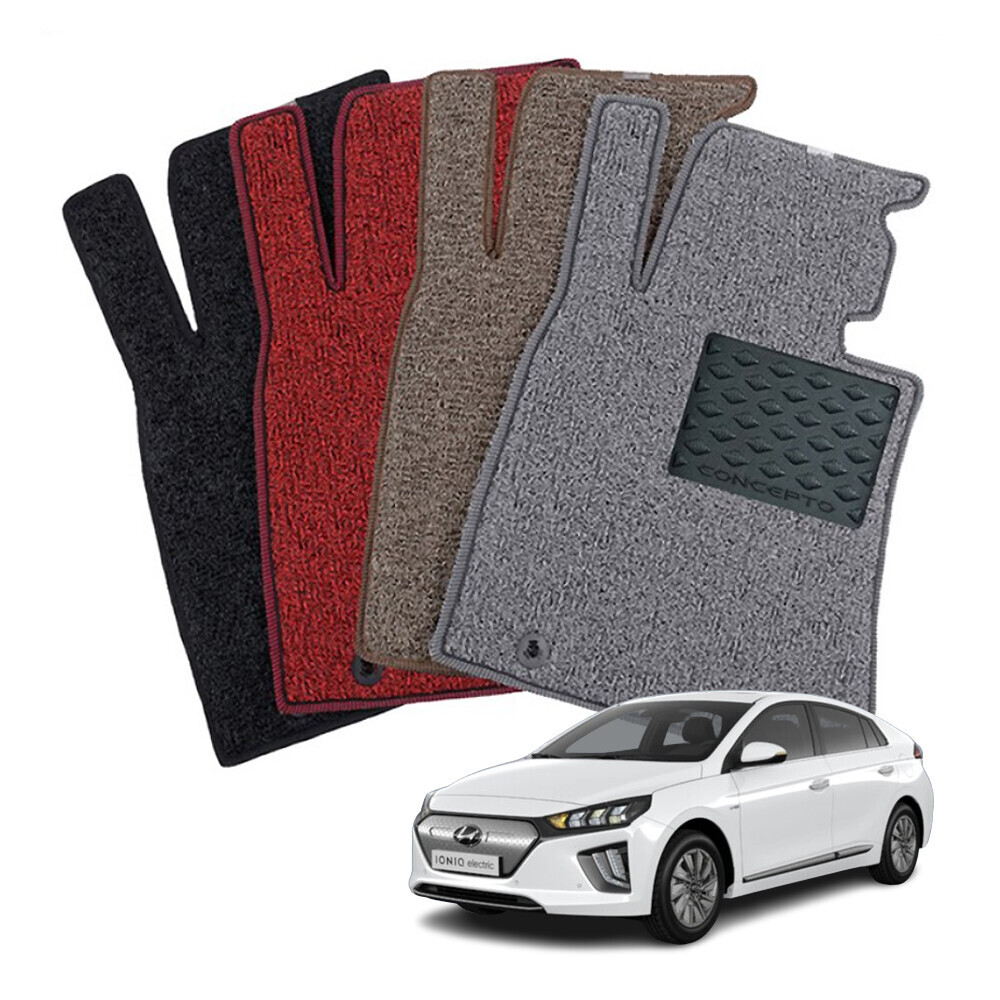 컨셉토디자인 엣지확장형 코일매트 더뉴 아이오닉 전기차 운전석1p