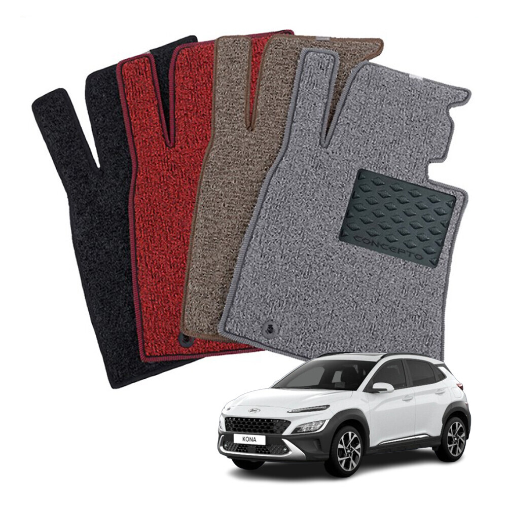 컨셉토디자인 엣지확장형 코일매트 코나 운전석1p