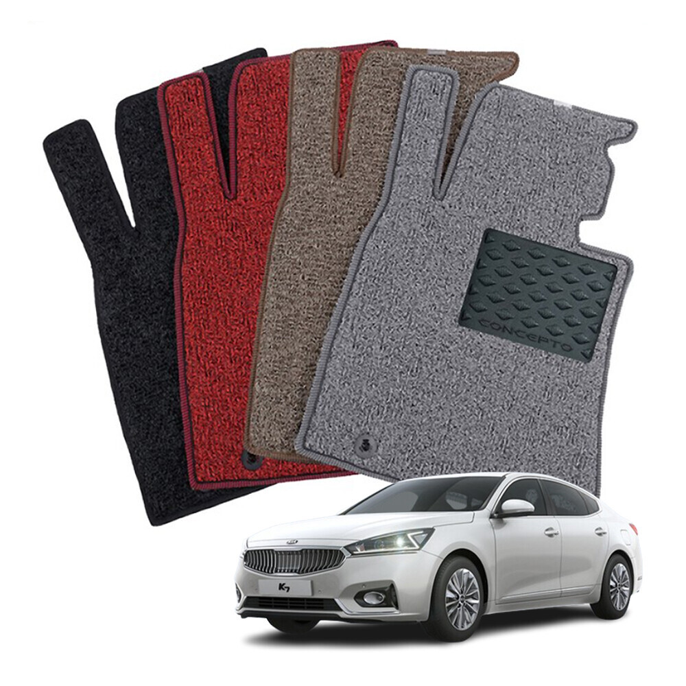 컨셉토디자인 엣지확장형 코일매트 올뉴K7 운전석1p