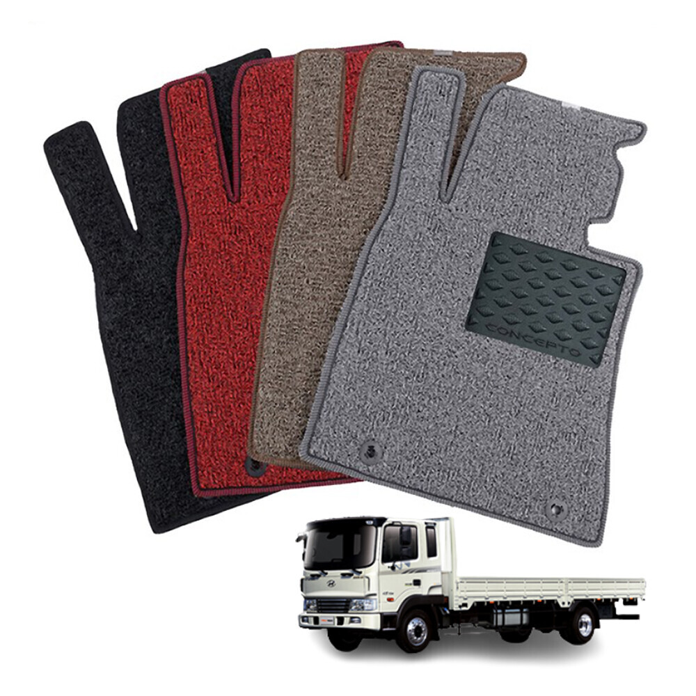 컨셉토디자인 엣지확장형 코일매트 메가트럭 운전석1P