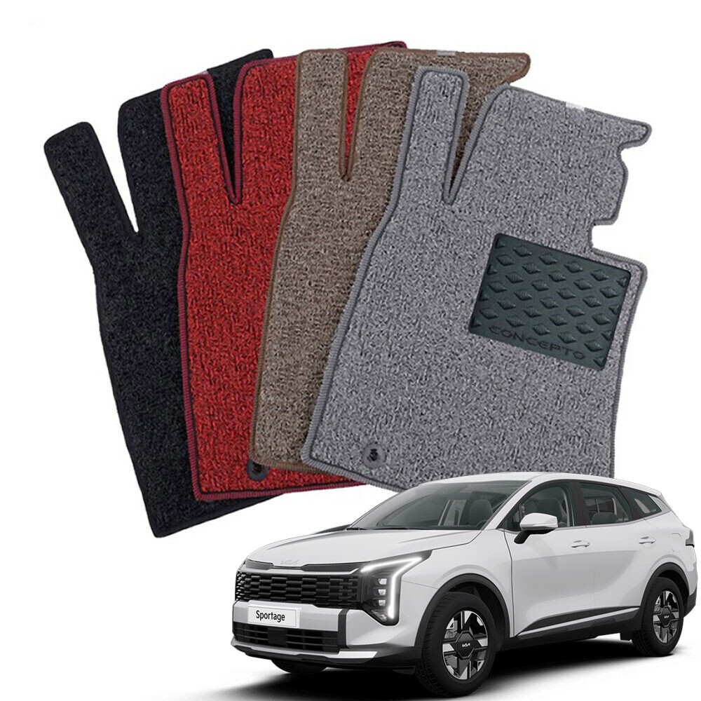 컨셉토디자인 엣지확장형 코일매트 스포티지 운전석1p