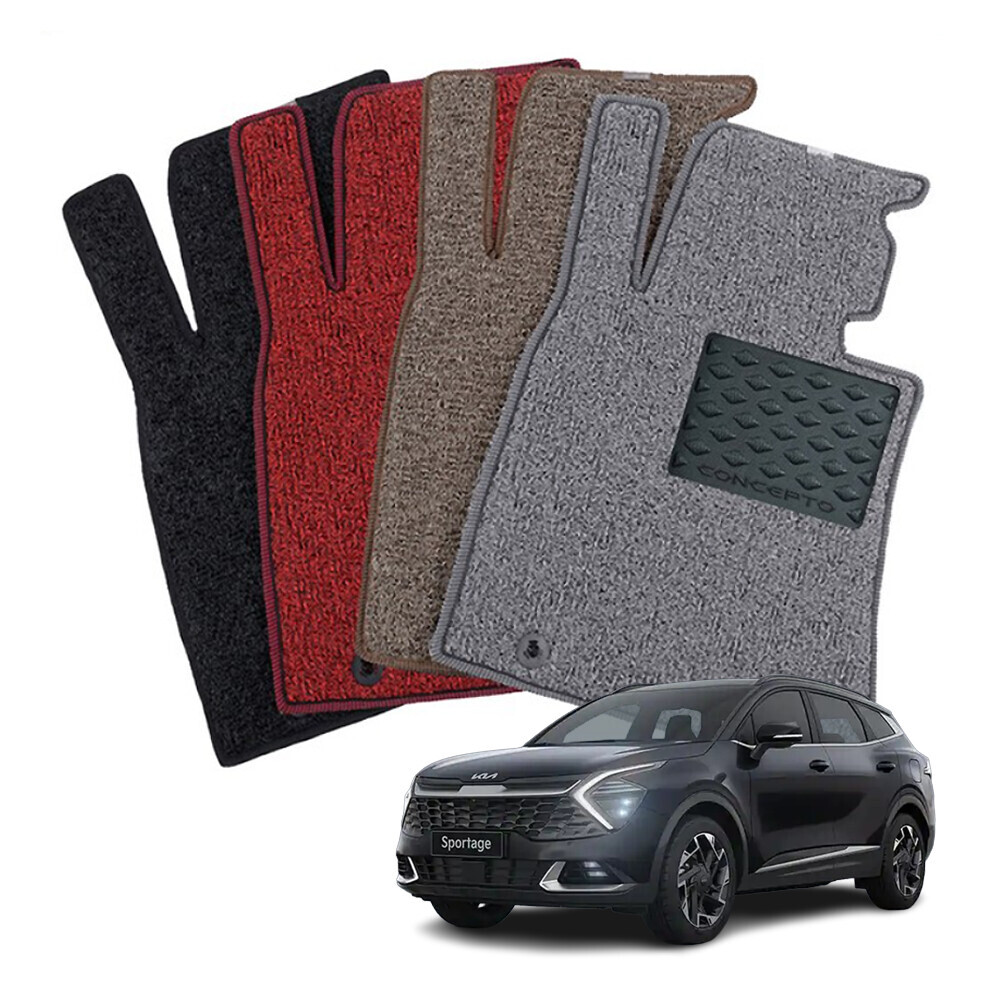 컨셉토디자인 엣지확장형 코일매트 스포티지 NQ5 운전석1p