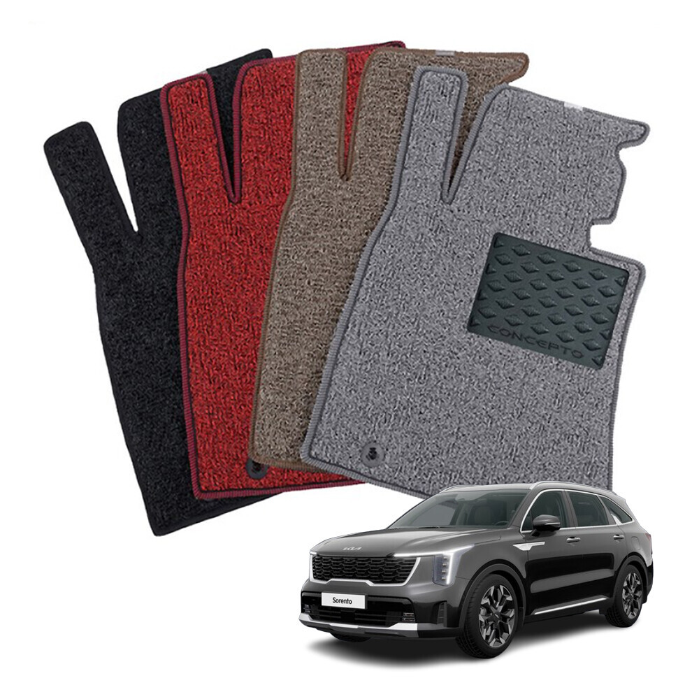 컨셉토디자인 엣지확장형 코일매트 쏘렌토 운전석1p