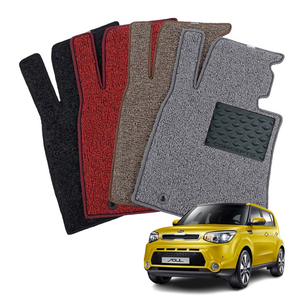 컨셉토디자인 엣지확장형 코일매트 올뉴 쏘울 운전석1p