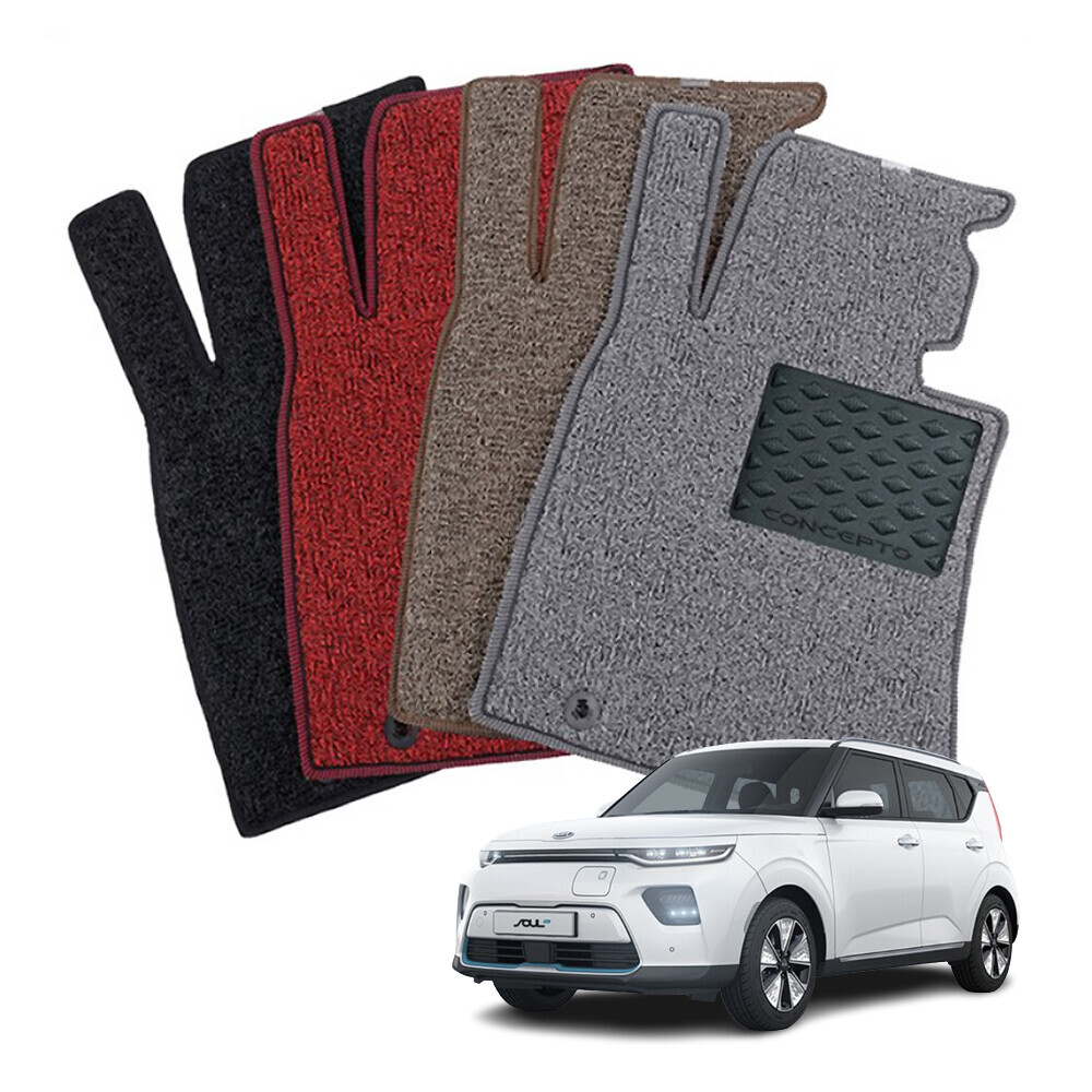 컨셉토디자인 엣지확장형 코일매트 쏘울 부스터 EV 운전석1p