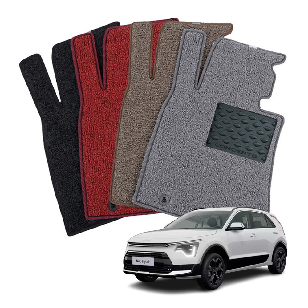 컨셉토디자인 엣지확장형 코일매트 디올뉴 니로 하이브리드 운전석1p