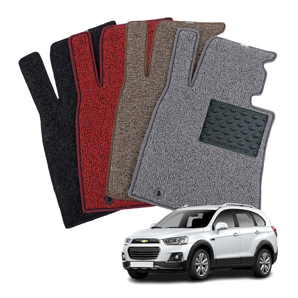 컨셉토디자인 엣지확장형 코일매트 캡티바 운전석1p