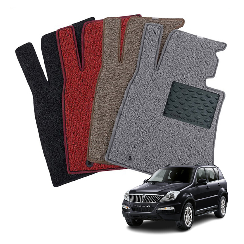 컨셉토디자인 엣지확장형 코일매트 렉스턴W (2013-2017) 운전석1p