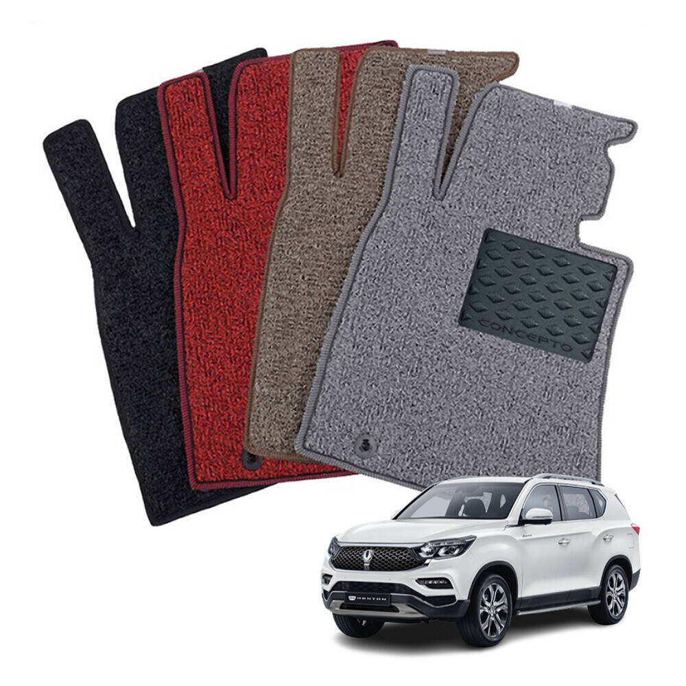 컨셉토디자인 엣지확장형 코일매트 G4렉스턴 (2017~2020) 운전석1p