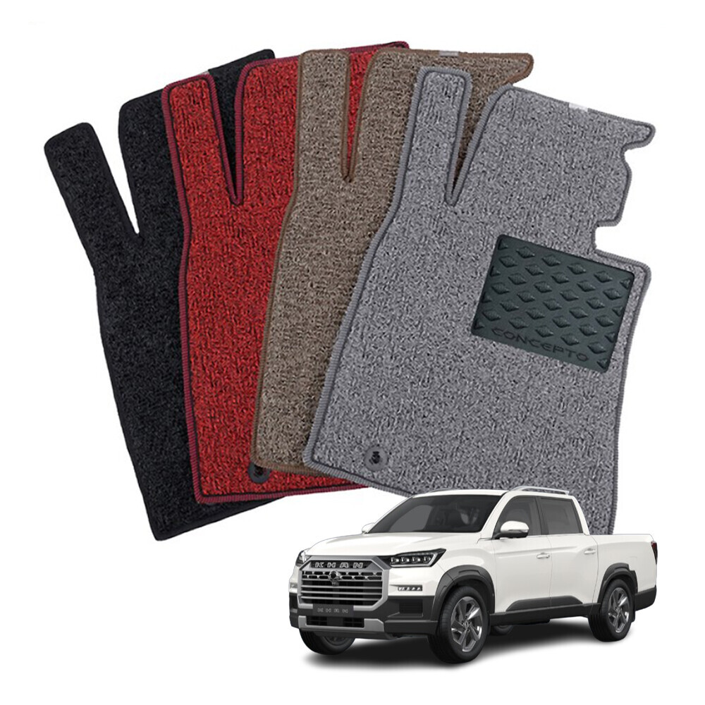 컨셉토디자인 엣지확장형 코일매트 렉스턴 스포츠 칸 (2019~) 운전석1p