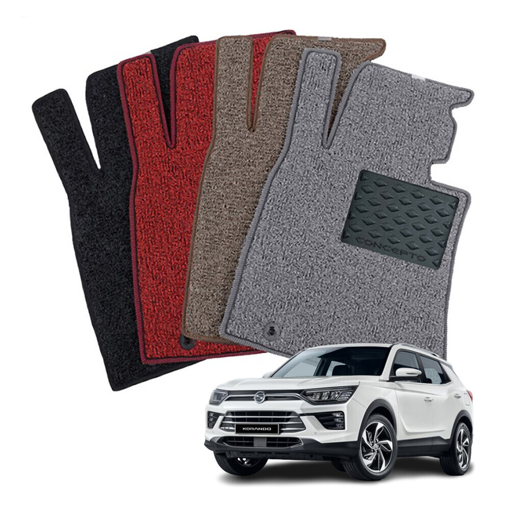 컨셉토디자인 엣지확장형 코일매트 뷰티풀 코란도 리스팩 (2019~2022.4) 운전석1p