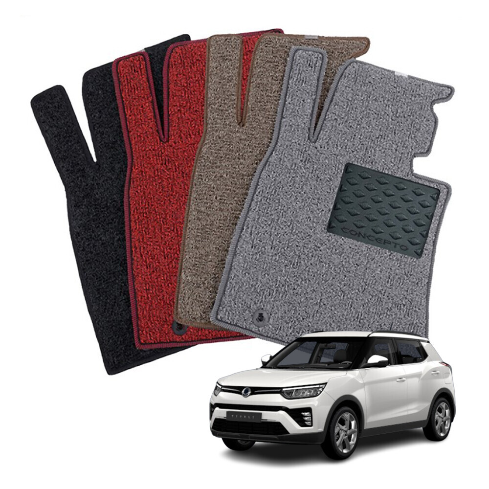 컨셉토디자인 엣지확장형 코일매트 티볼리 운전석1p