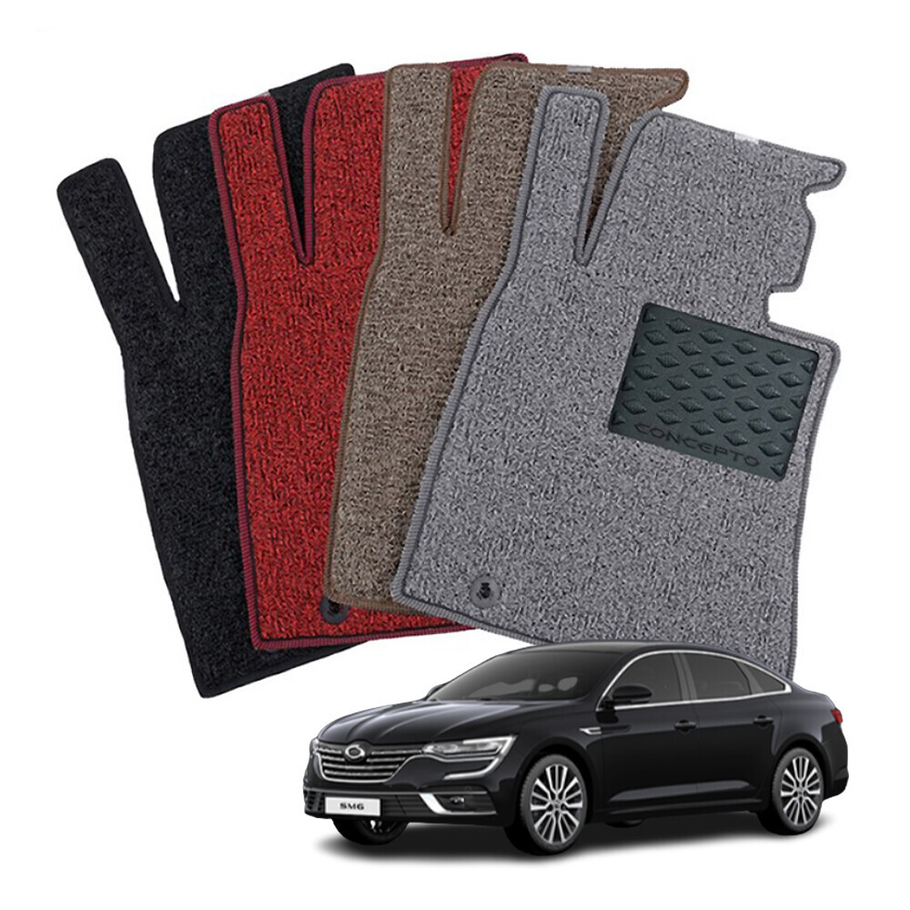 컨셉토디자인 엣지확장형 코일매트 더뉴 SM6 (2020.7월이후) 운전석1p