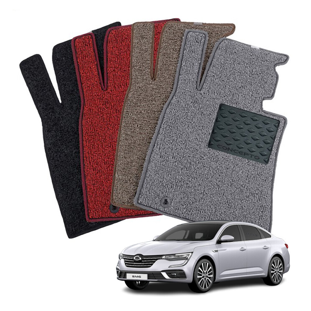 컨셉토디자인 엣지확장형 코일매트 SM6 운전석1p