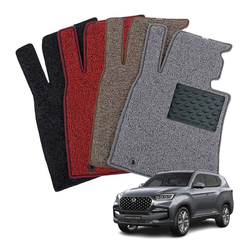 컨셉토디자인 엣지확장형 코일매트 렉스턴 운전석1p