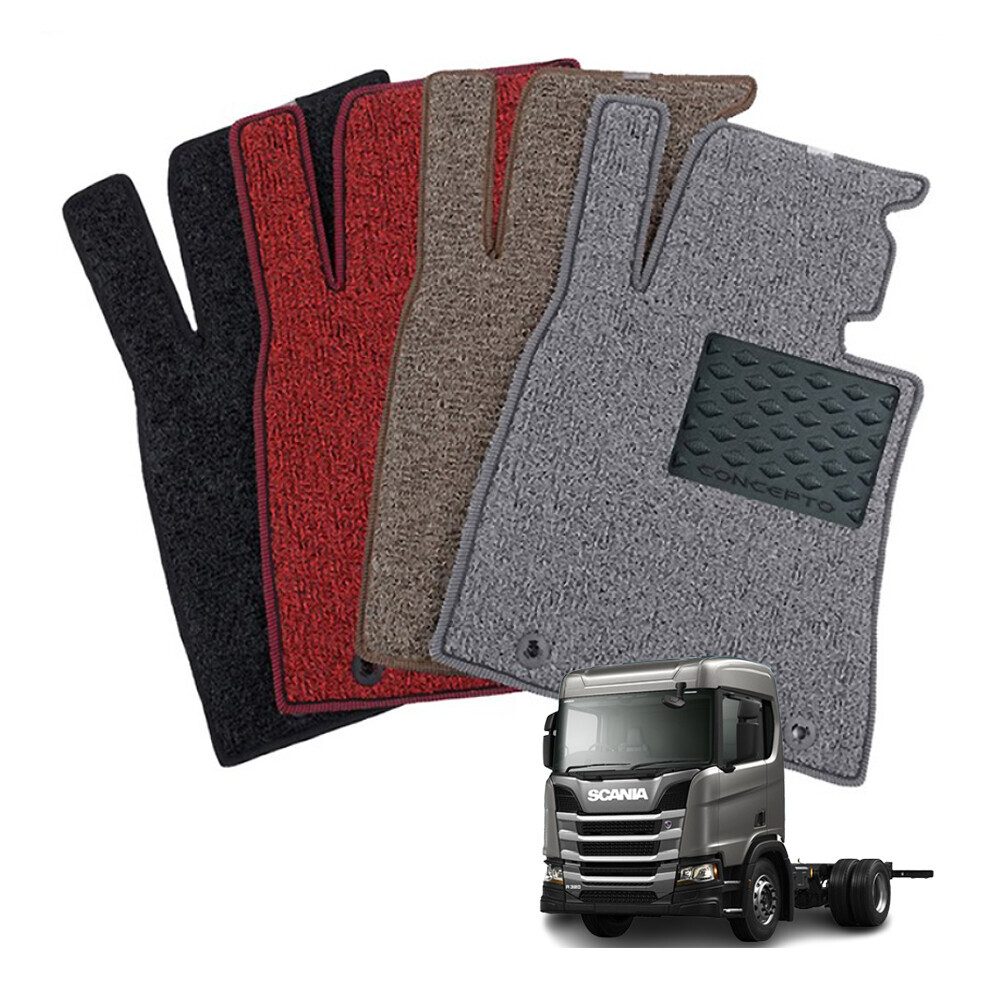 컨셉토디자인 엣지확장형 코일매트 스카니아R 운전석1P